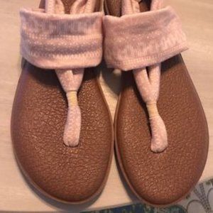 Sanuk Yoga Mat Sling Sandals Size 10